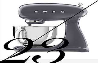 Küchenmaschine im 50's Style von Smeg