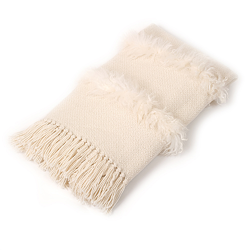 Handgewebte Decke aus 100 Prozent Merino-Wolle von HOMELOSOPHY