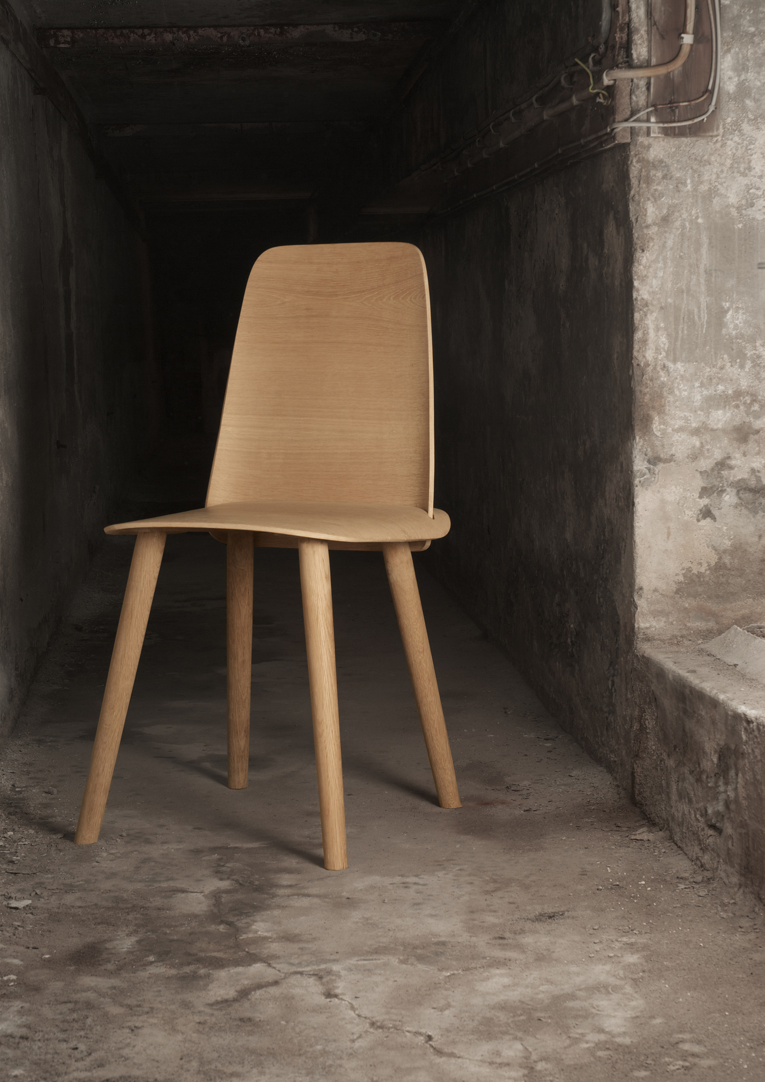 Mit diesem klassischen Holzstuhl gewann David Geckeler 2011 den MUUTO Talent Award. Bild: MUUTO