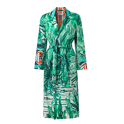 Kimono-Wrap-Coat Jungla von Pierre Frey fu?r MAISON ALMA