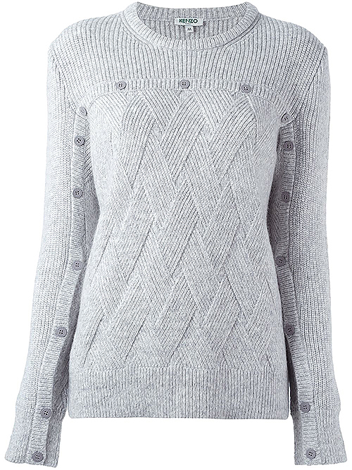 Strickpulli mit Karomuster von Kenzo / Foto: farfetch