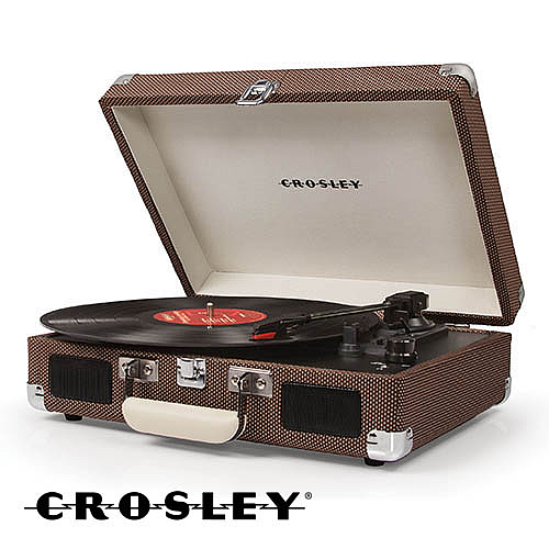 Plattenspieler "Cruiser" von Crosley in tweed