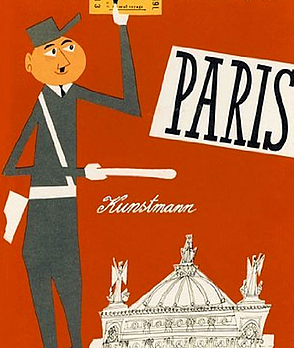Paris-Reiseführer von Illustrator Miroslav Sasek