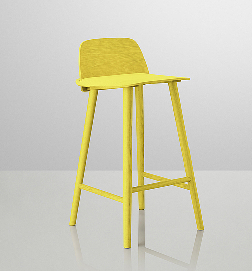 Der "Nerd"-Barstuhl von David Geckeler für MUUTO, erhältlich ab Frühjahr 2013. Bild: MUUTO