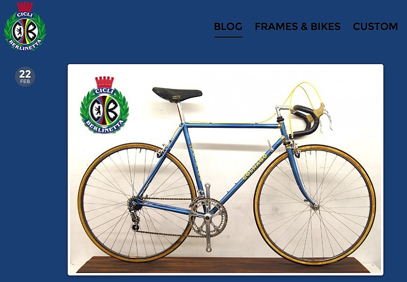 Cicli Berlinetta, Fahrradshop aus Berlin (Screenshot)