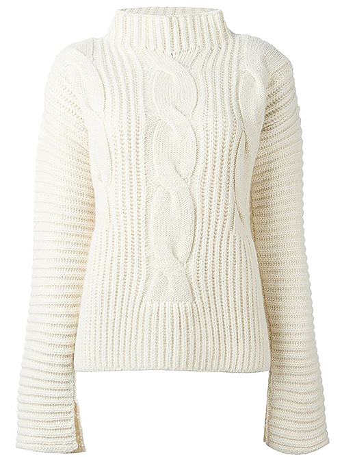 Alpaka-Wollpullover von Cédric Charlier / Foto: farfetch